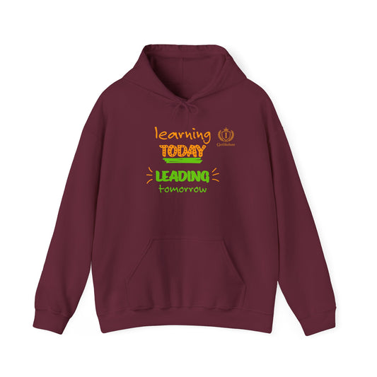 Learning Today Leading Tomorrow Hoodie – Inspirational Teacher/Student Education Sweatshirt