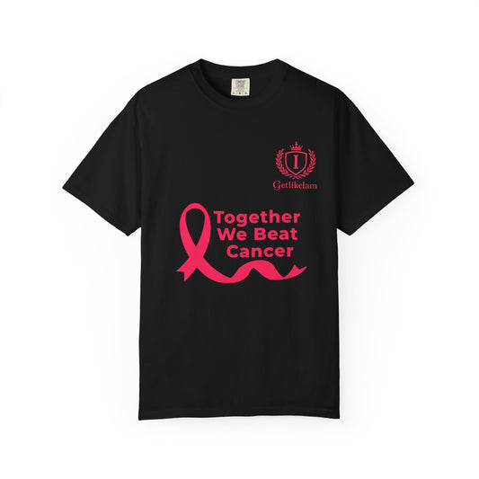 Together We Beat Cancer T-Shirt — Cancer Awareness Ribbon Tee