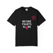 No One Fights Alone T-Shirt — Cancer Awareness Support Tee