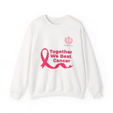 Cancer Awareness Crewneck - "Together We Beat Cancer" Sweatshirt