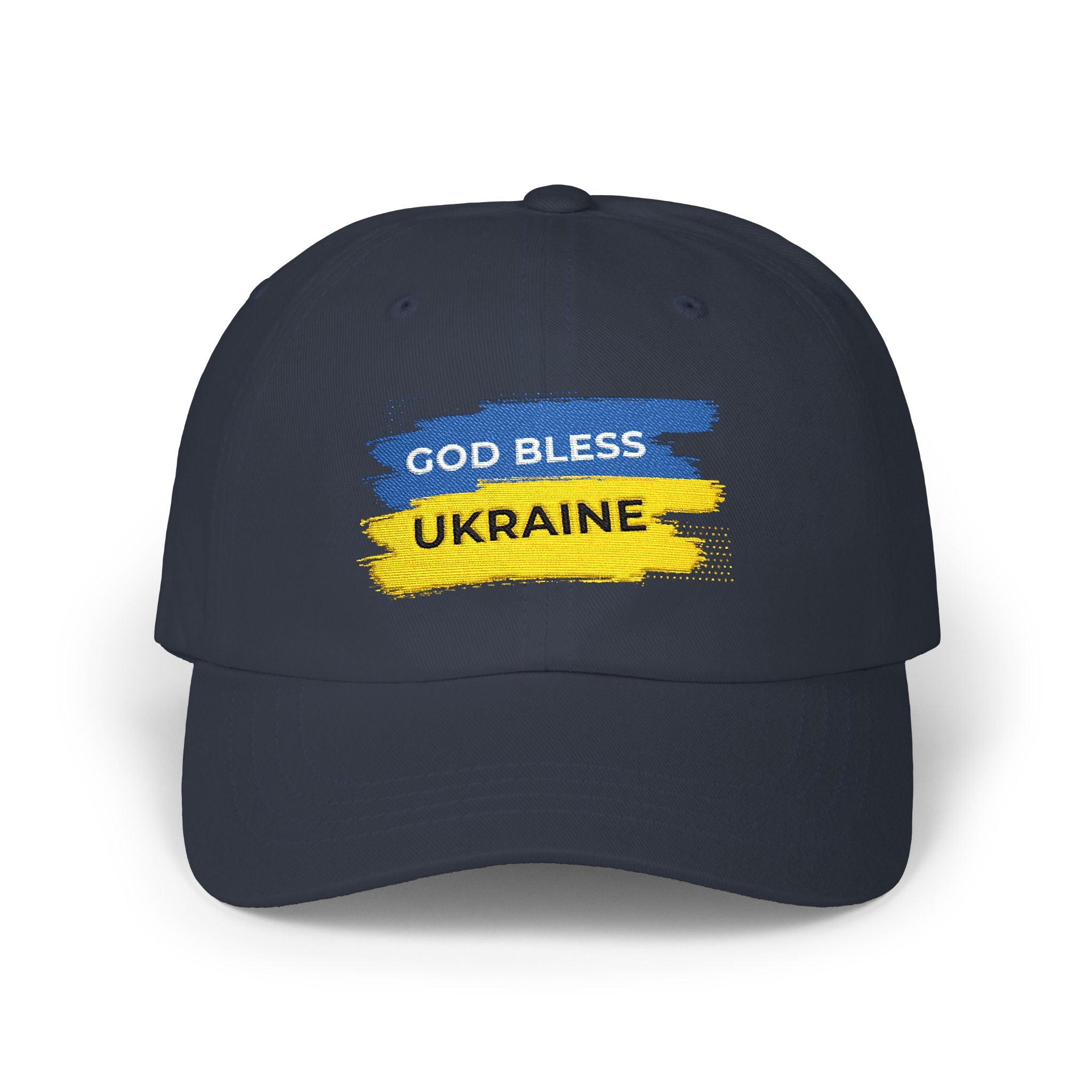 God Bless Ukraine Cap — Embroidered Baseball Hat