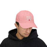 Ball Cap — "No One Fights Alone" Pink Ribbon Cancer Awareness Hat