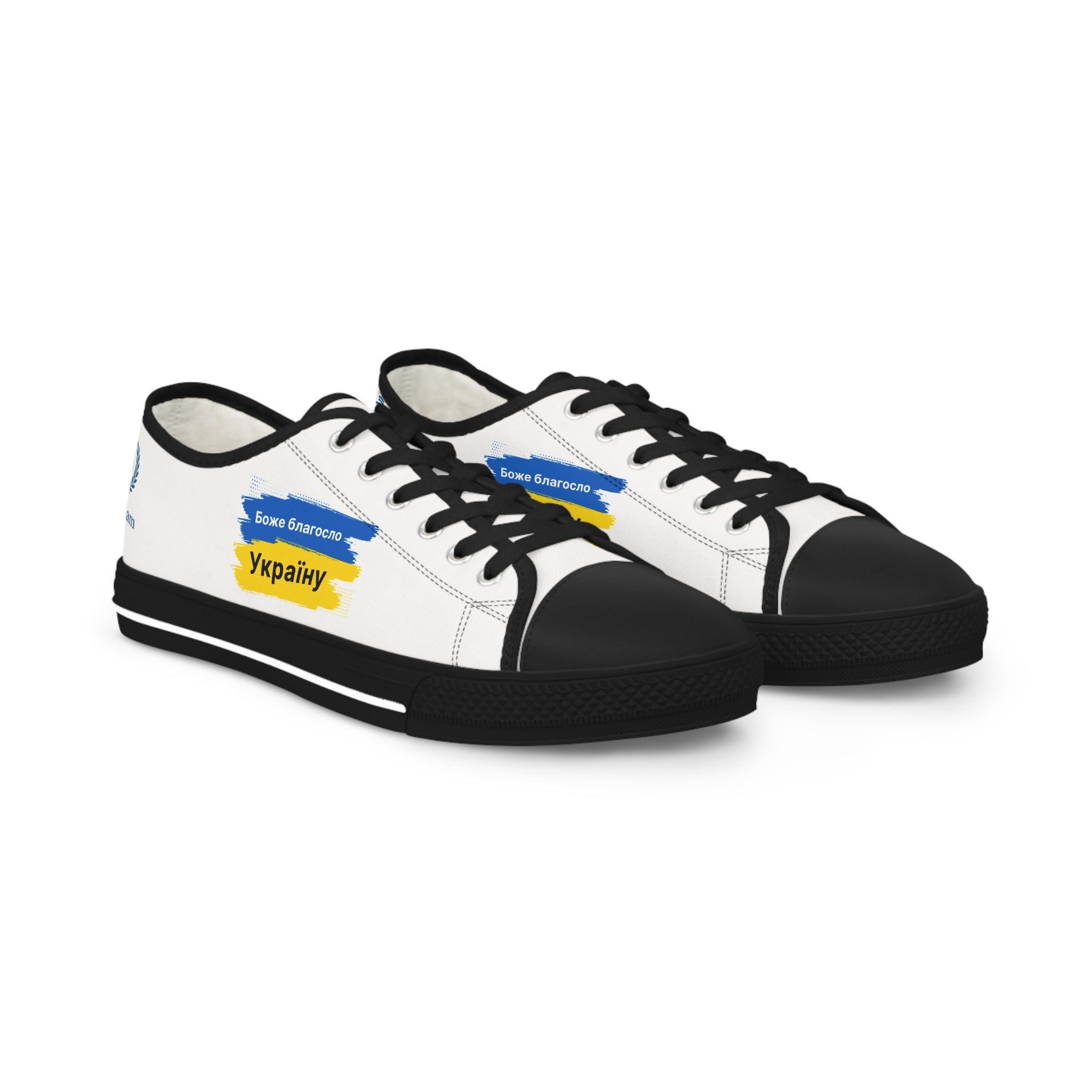 Men's Sneakers — Blue & Yellow Ukraine Pride Graphic