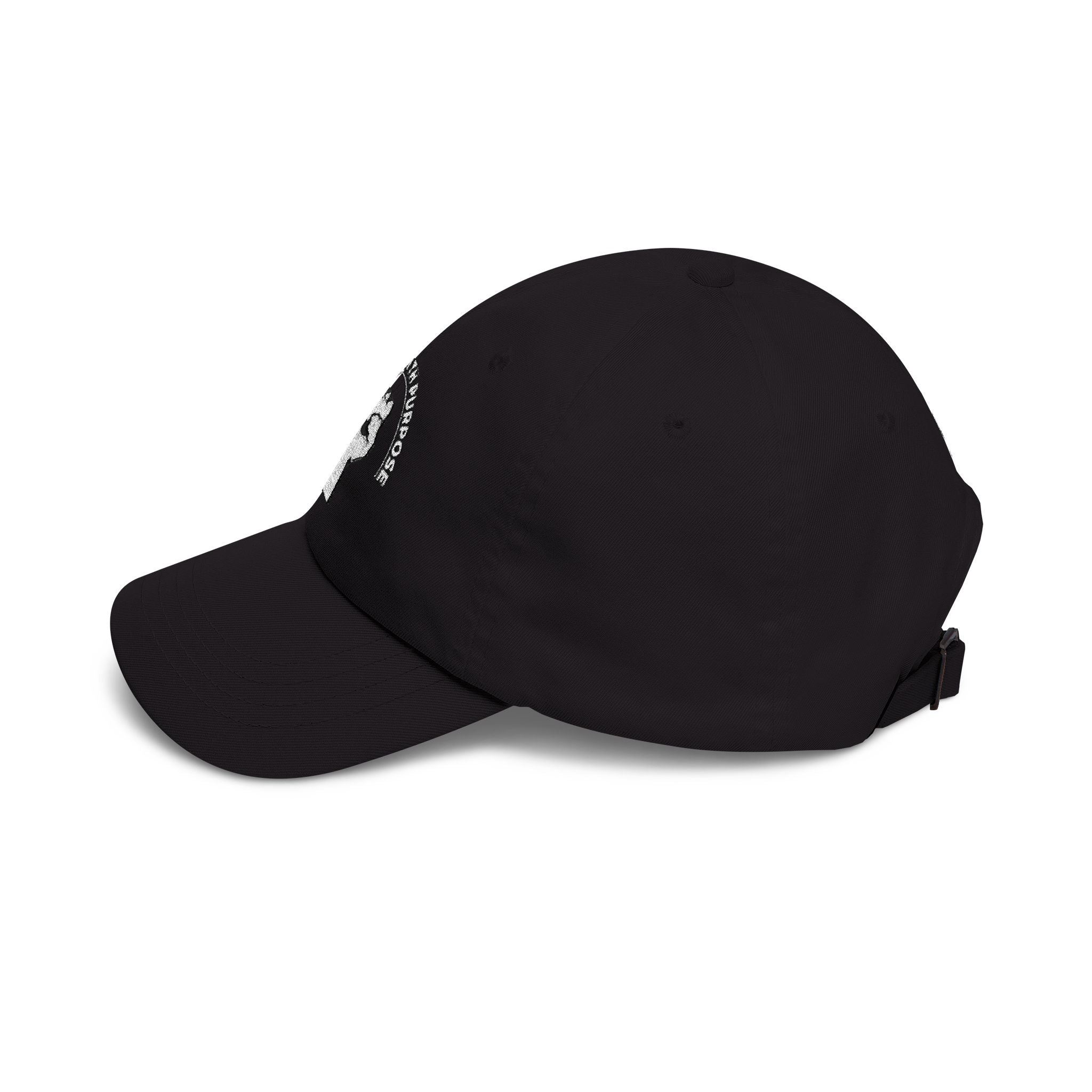 Classic Dad Cap — Raised Fist Graphic “Power With Purpose” Embroidered Hat