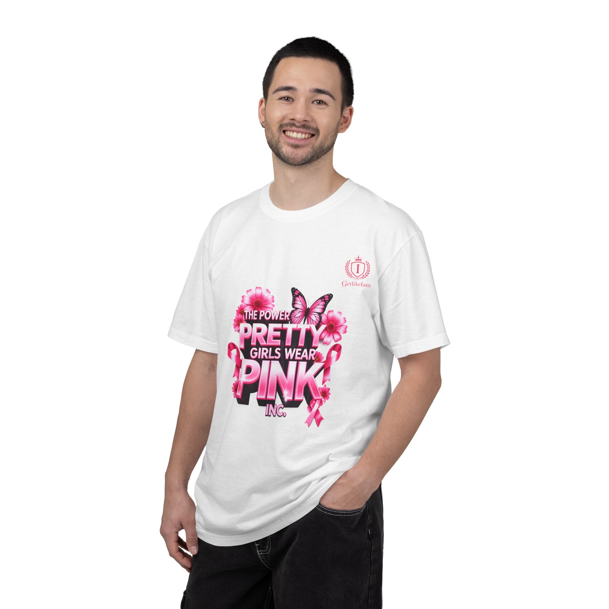 Pretty Girls Wear Pink T-Shirt —  Cancer Awareness Graphic Tee