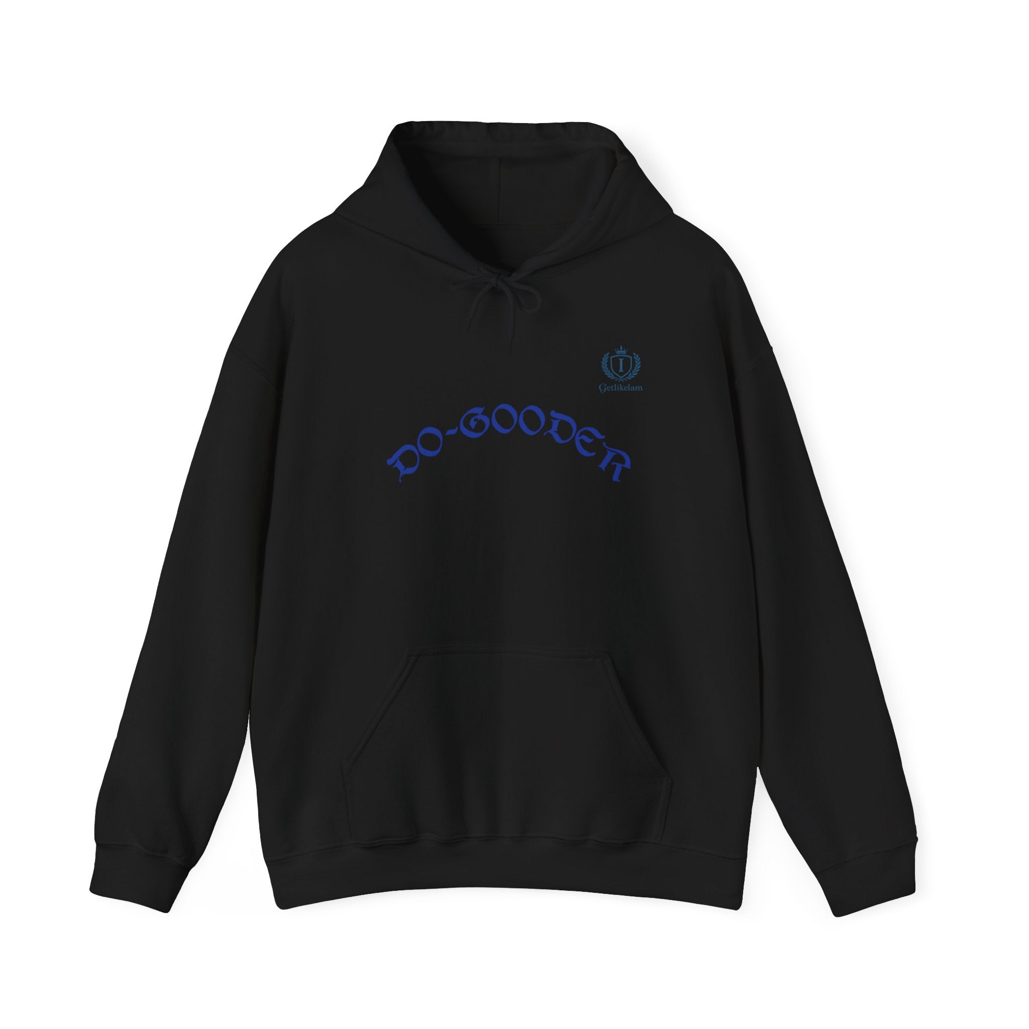 Do-Gooder Hoodie — Minimal White Philanthropy Sweatshirt