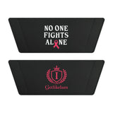 Men's Slide Sandals — 'No One Fights Alone' Cancer Support Removable-Strap Slides