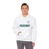 Redeemed Hoodie — Christian Faith Pullover with 'Redeemed' Script