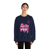Pink Butterfly 'Pretty Girls Wear Pink' Crewneck Sweatshirt