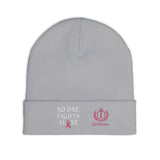 Beanie — "No One Fights Alone" Embroidered Cancer Awareness Knit Cap