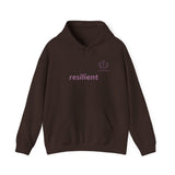 Hoodie — resilient Minimalist White Graphic Hoodie