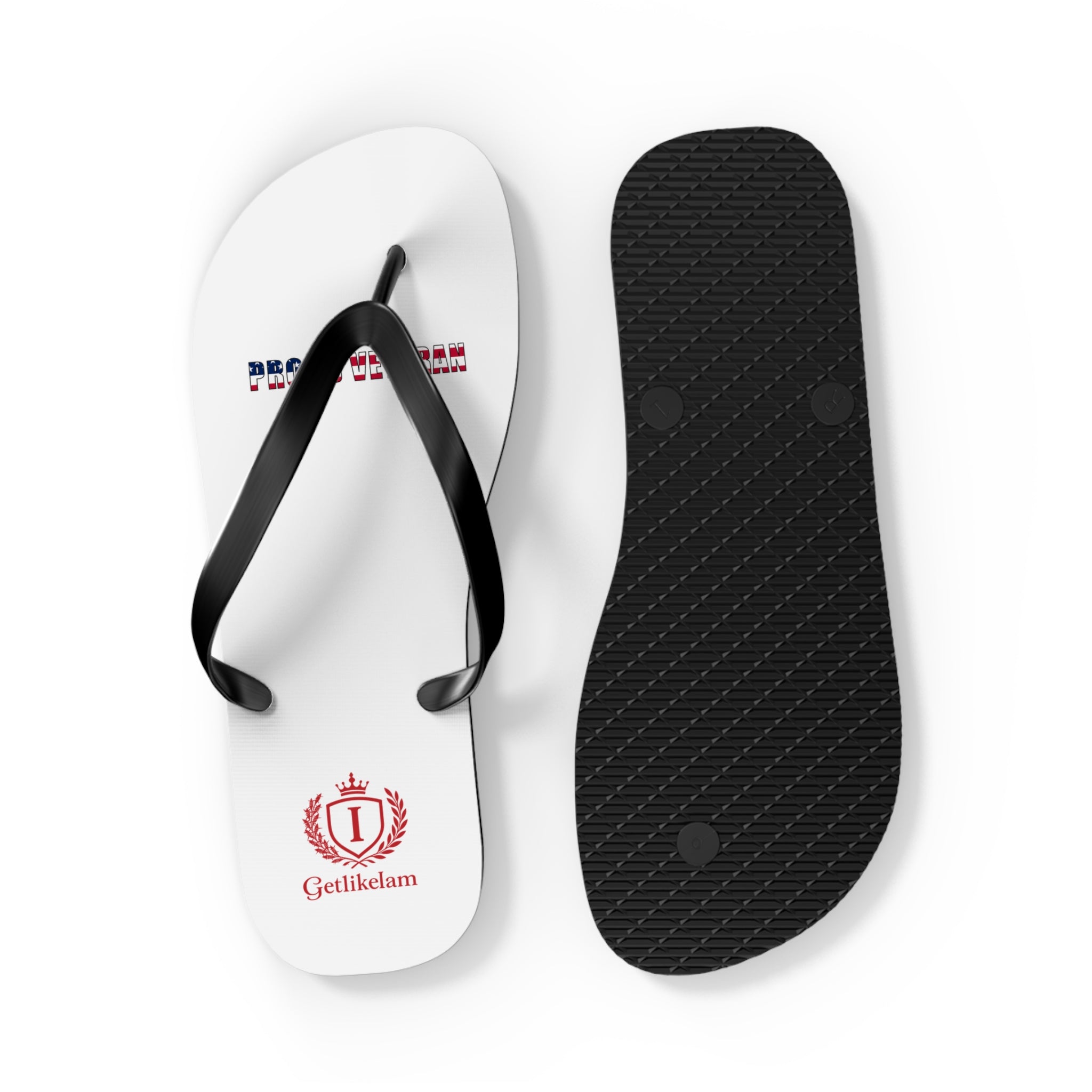 Proud Veteran - Men's Flip Flops