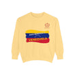 Dios Bendiga a Venezuela Sweatshirt — Venezuelan Flag Brushstroke Crewneck