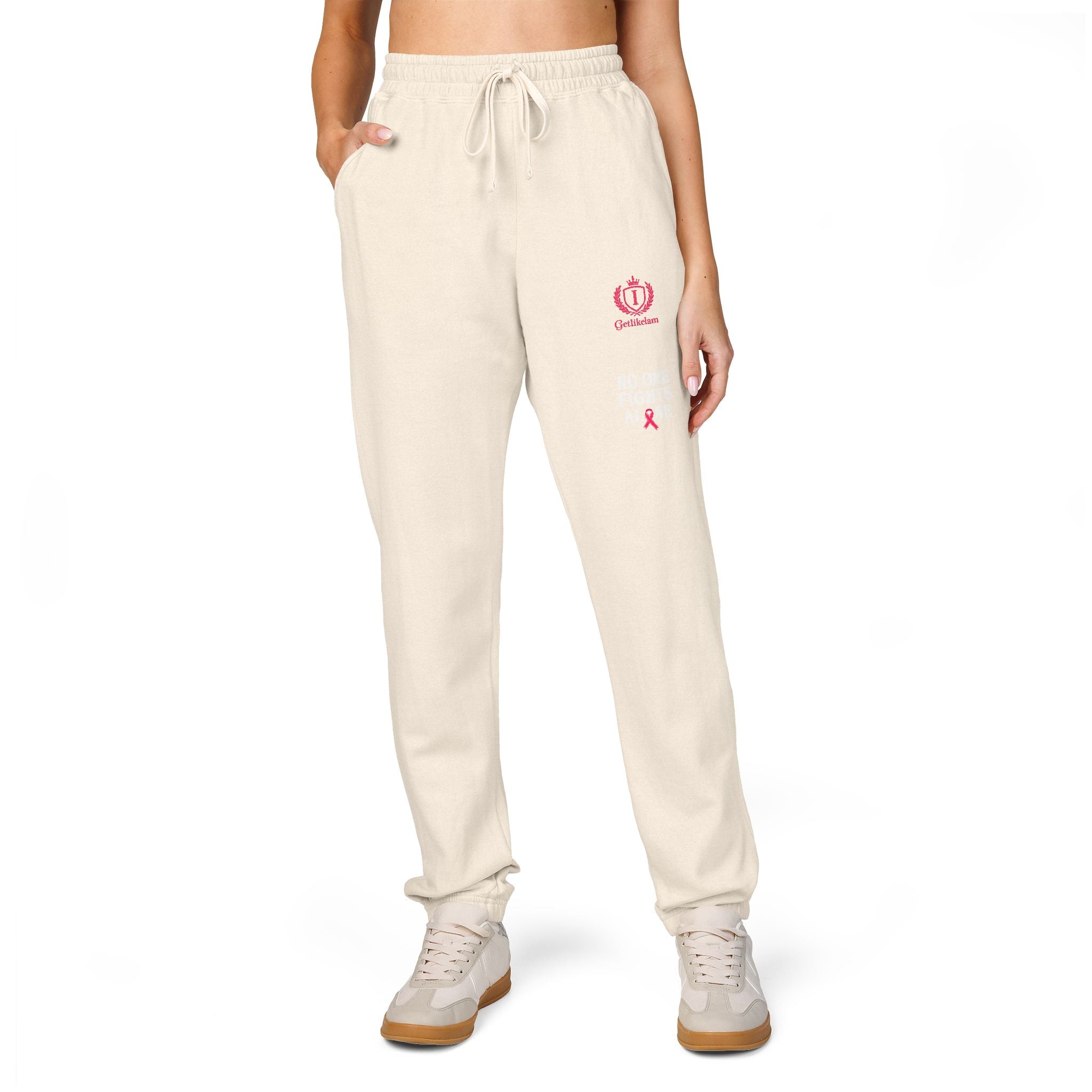 Graphic Sweatpants — 'No One Fight Alone' Cancer Awareness
