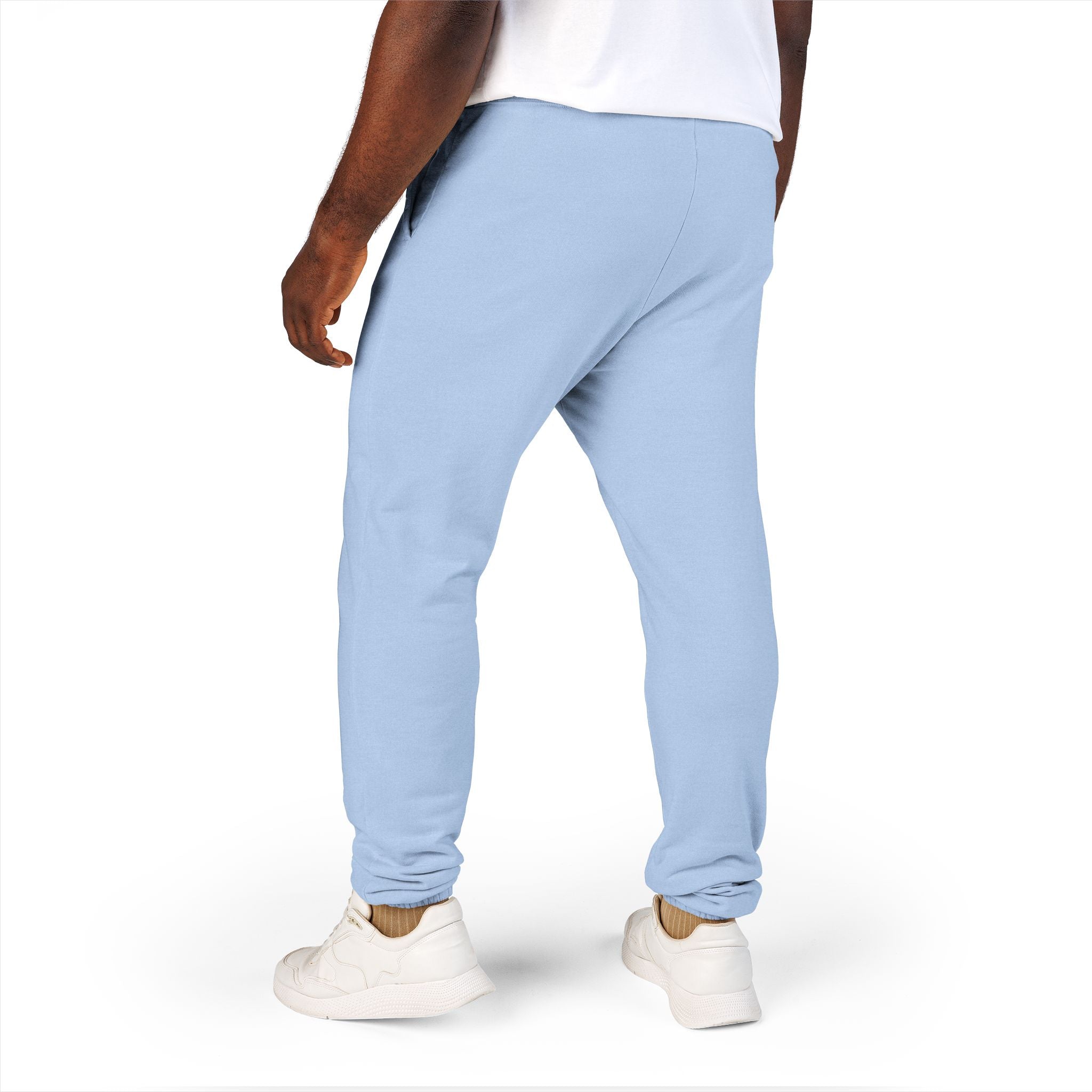 Blessed Script Sweatpants — Cozy Cream Fleece Joggers