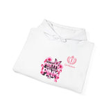 Pretty in Pink Floral Hoodie — Cancer Awareness Comfort Pullover