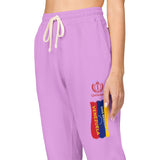 Colombian Flag Crown Sweatpants — Casual Fleece Joggers