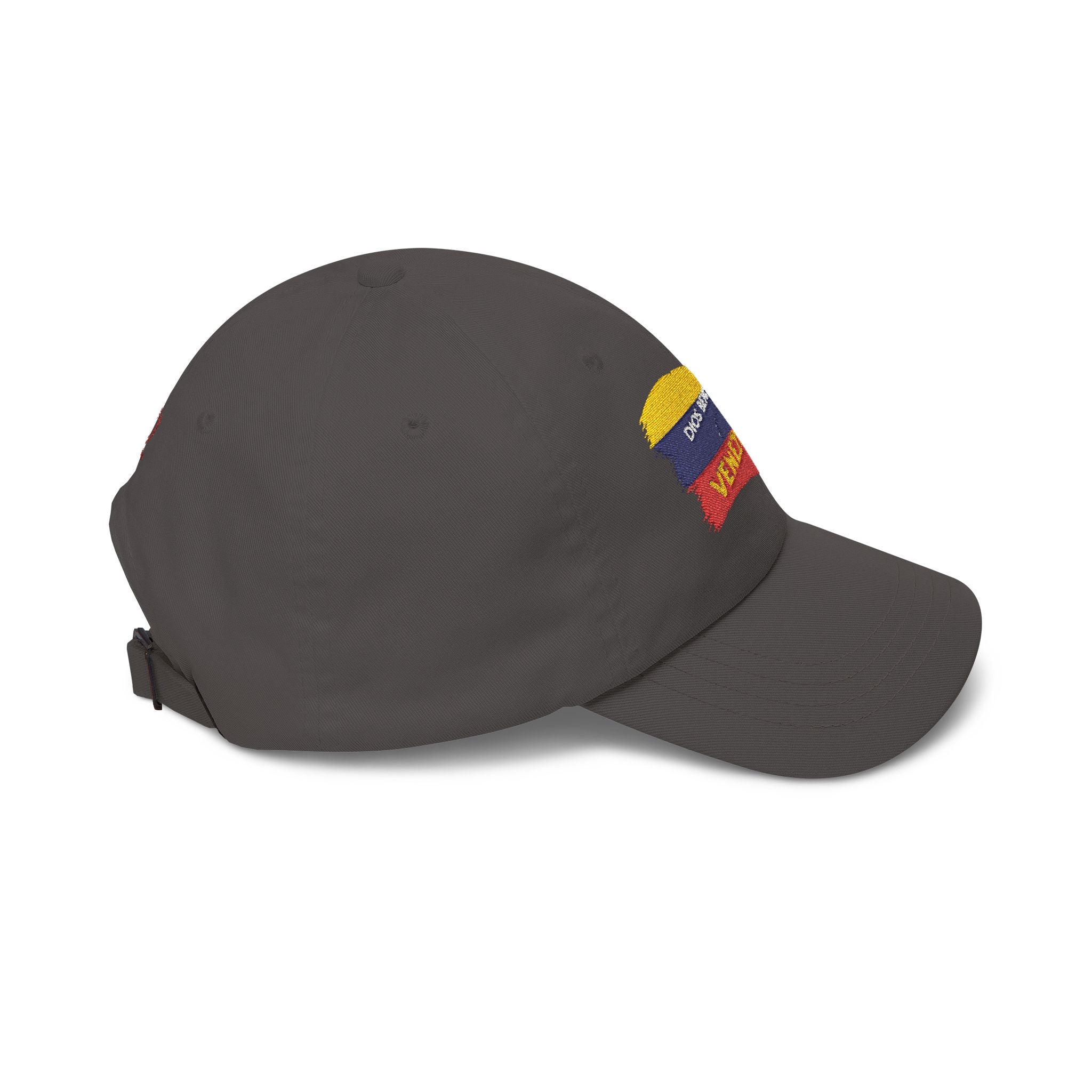Venezuela Flag Dad Cap — "Dios Bendiga Venezuela" Embroidered Baseball Hat