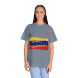 Venezuela Flag T-Shirt — "Dios Bendiga a Venezuela" Patriotic Tee