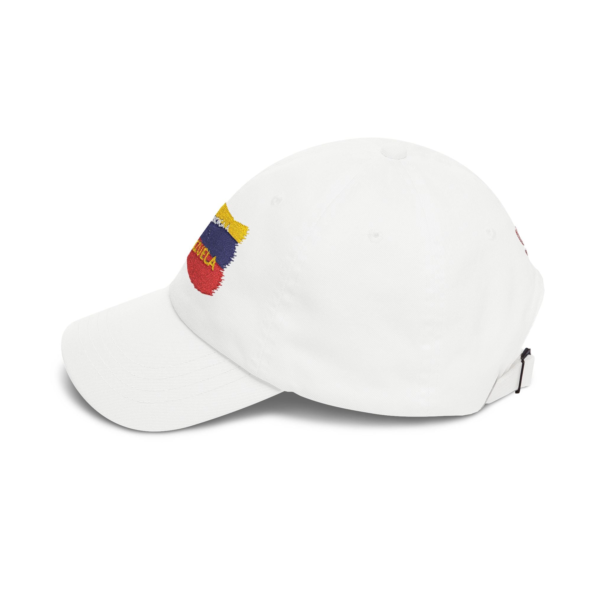 Venezuela Flag Dad Cap — "Dios Bendiga Venezuela" Embroidered Baseball Hat