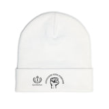 Embroidered "End Of Care With Attitude" Fist Knit Beanie