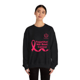 Cancer Awareness Crewneck - "Together We Beat Cancer" Sweatshirt