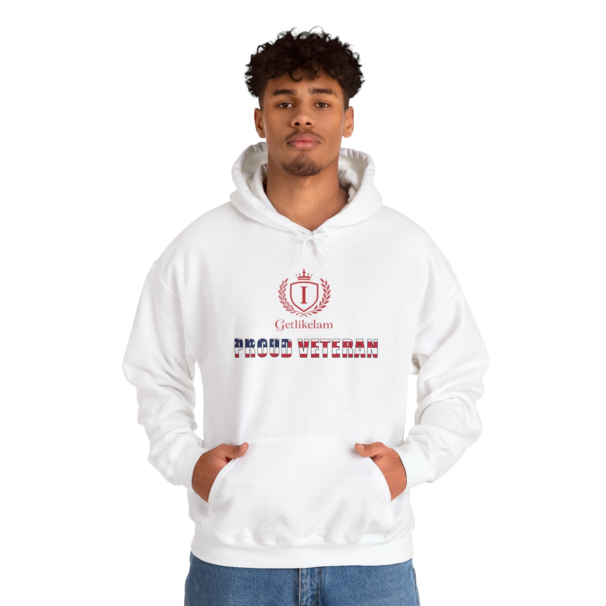 Unisex Hoodie – Patriotic Military Tribute Sweatshirt for Veterans & USA Pride