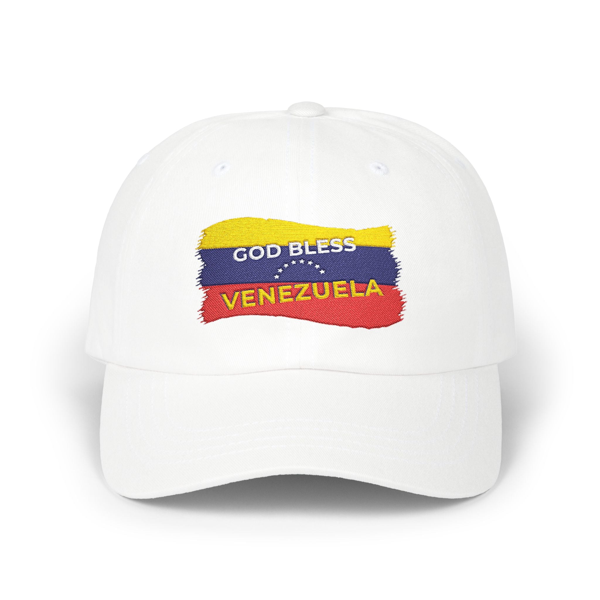 Dad Cap - God Bless Venezuela Embroidered Flag Baseball Hat