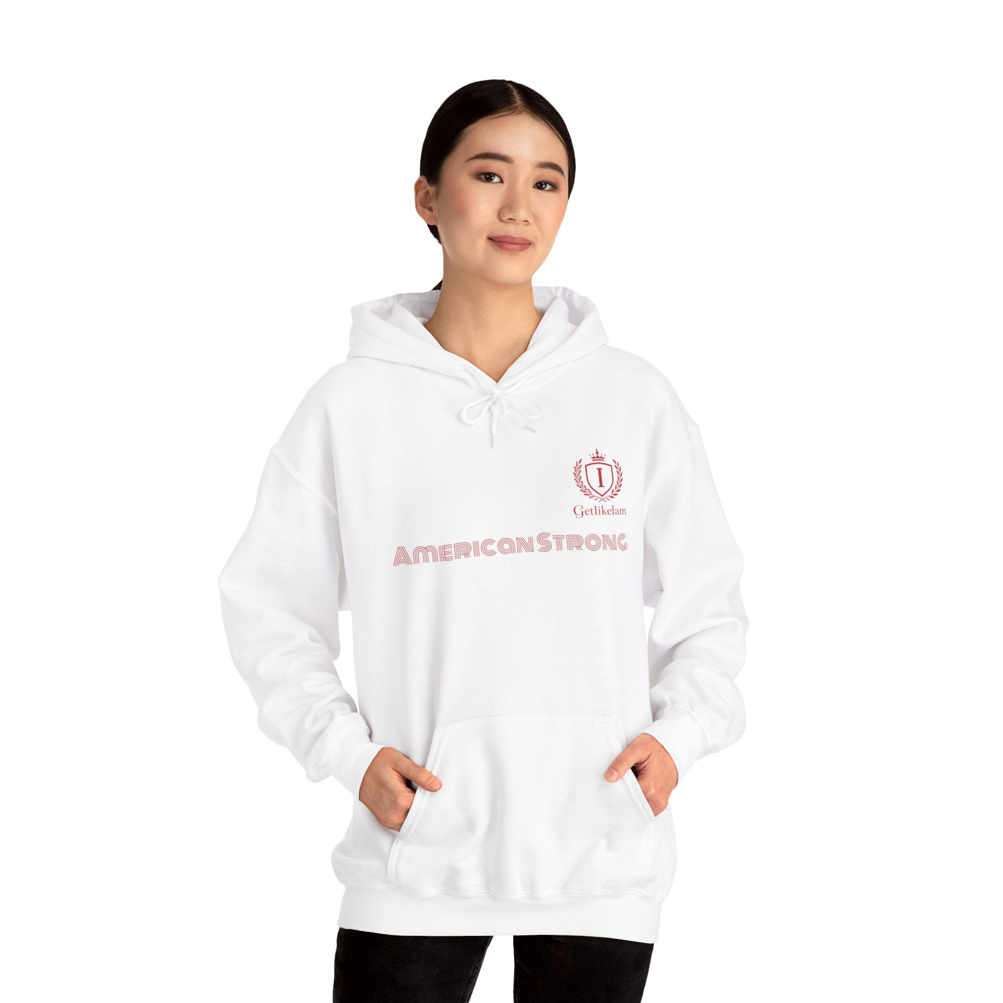 American Strong Hoodie – Patriotic USA Pullover
