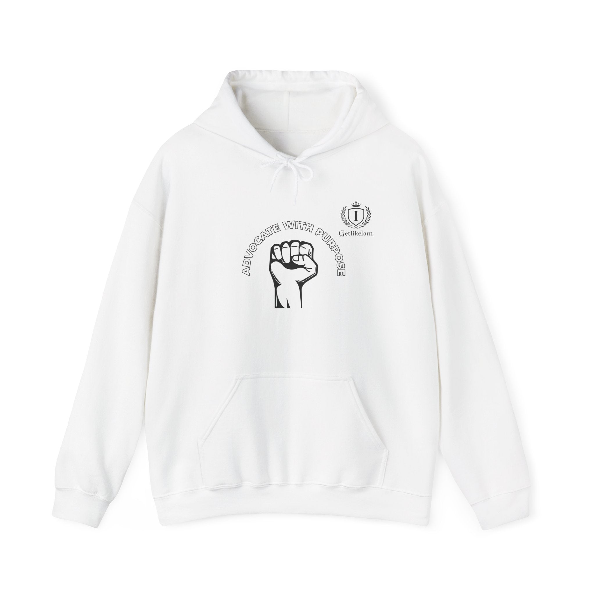 Equal Rights Fist Hoodie — "Together With Purpose" Empowerment Sweatshirt