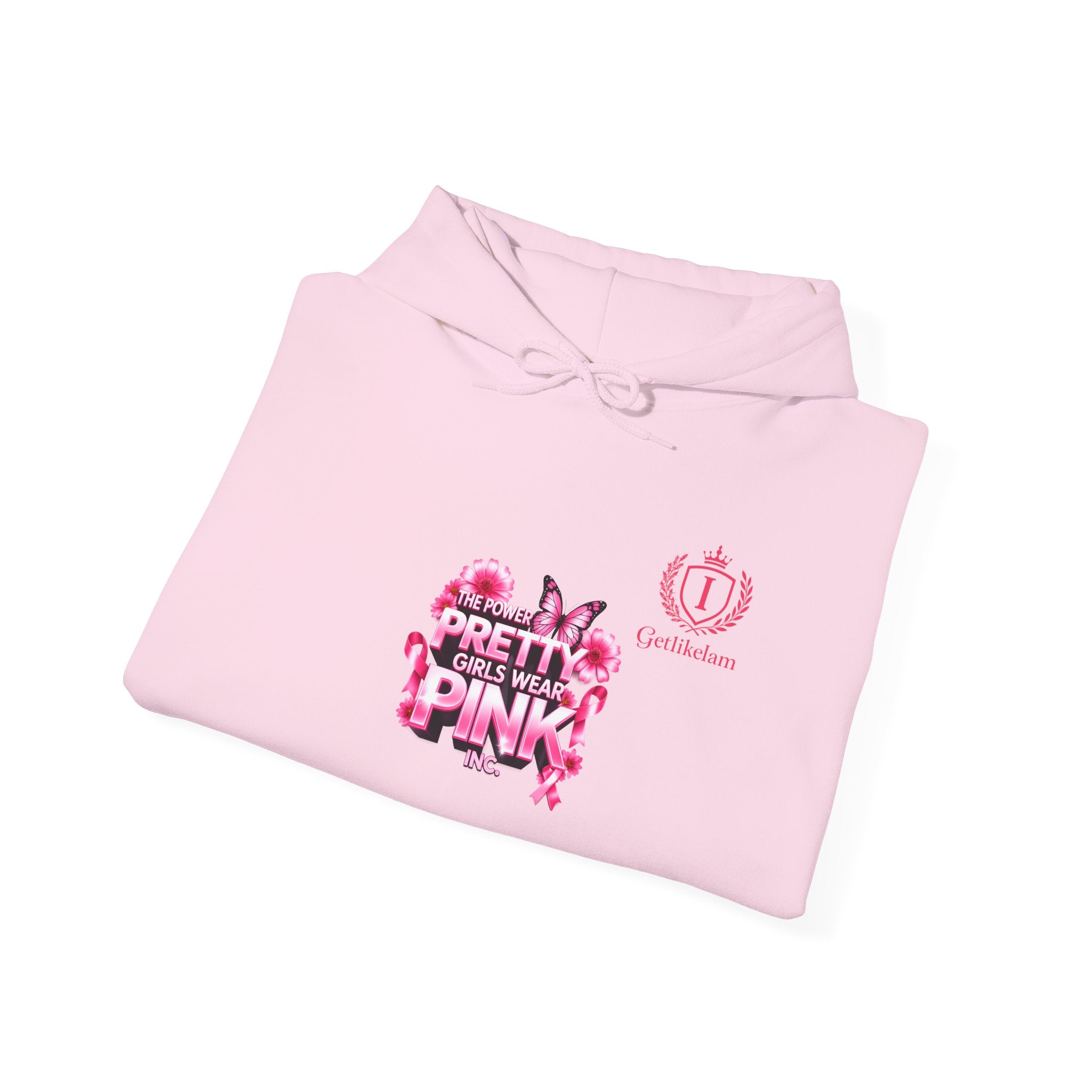 Pretty in Pink Floral Hoodie — Cancer Awareness Comfort Pullover
