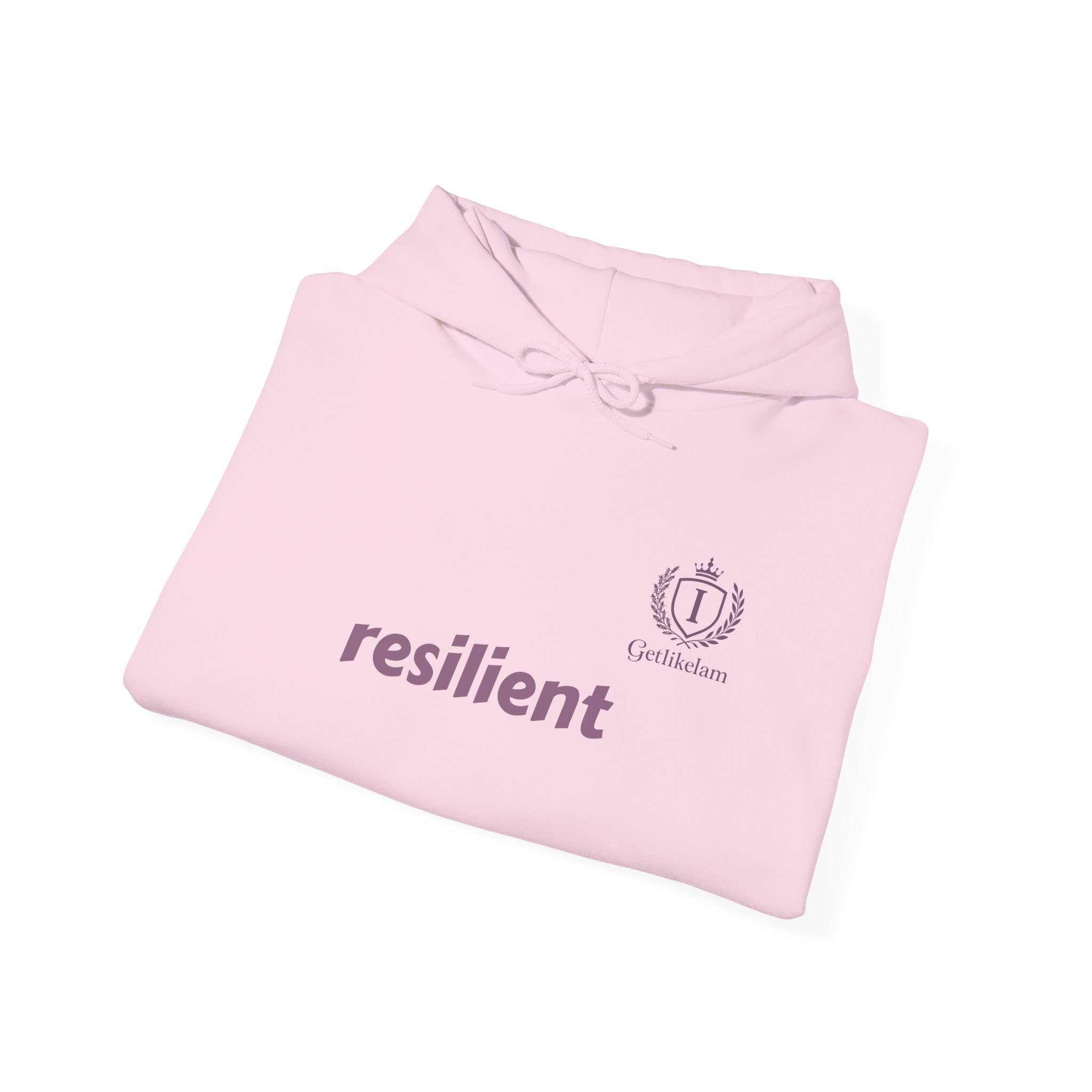 Hoodie — resilient Minimalist White Graphic Hoodie