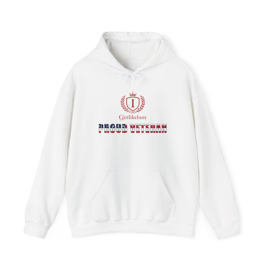 Unisex Hoodie – Patriotic Military Tribute Sweatshirt for Veterans & USA Pride