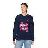 Pink Butterfly 'Pretty Girls Wear Pink' Crewneck Sweatshirt