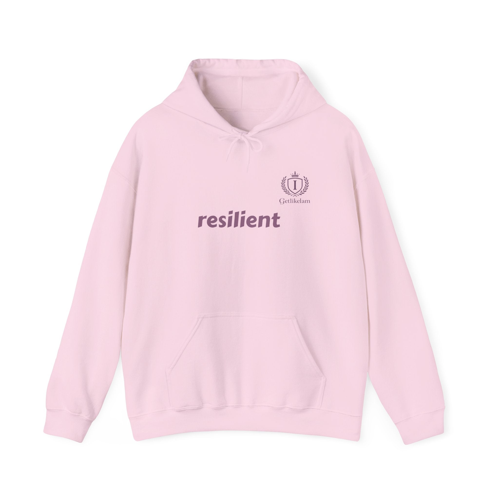 Hoodie — resilient Minimalist White Graphic Hoodie