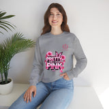 Pink Butterfly 'Pretty Girls Wear Pink' Crewneck Sweatshirt