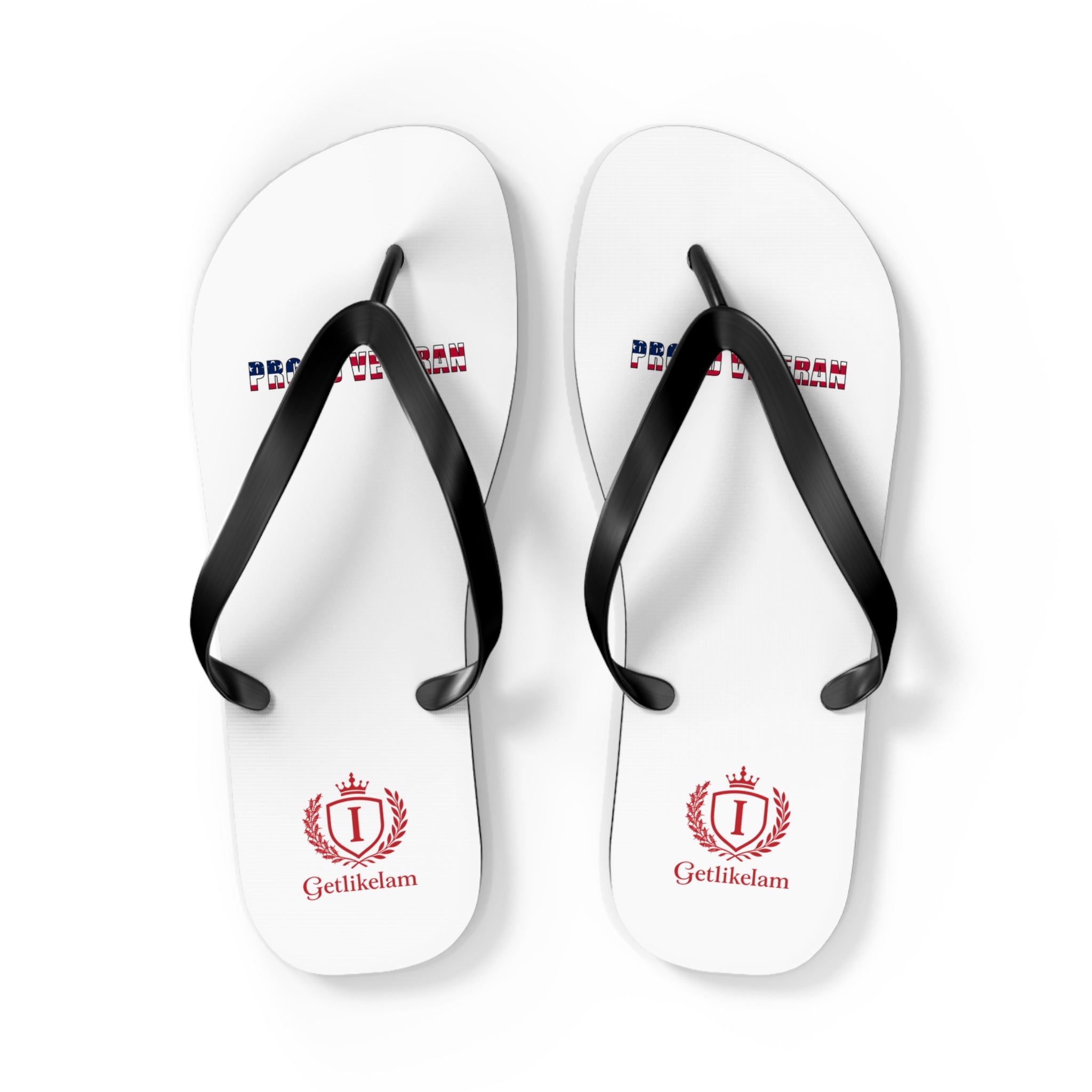 Proud Veteran - Men's Flip Flops