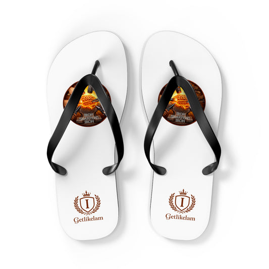 Iron Sharpens Iron - Women's Flip Flops