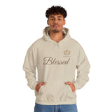 Blessed Script Hoodie — Minimal Faith Christian Sweatshirt