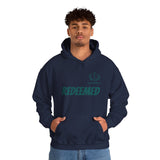 Redeemed Hoodie — Christian Faith Pullover with 'Redeemed' Script