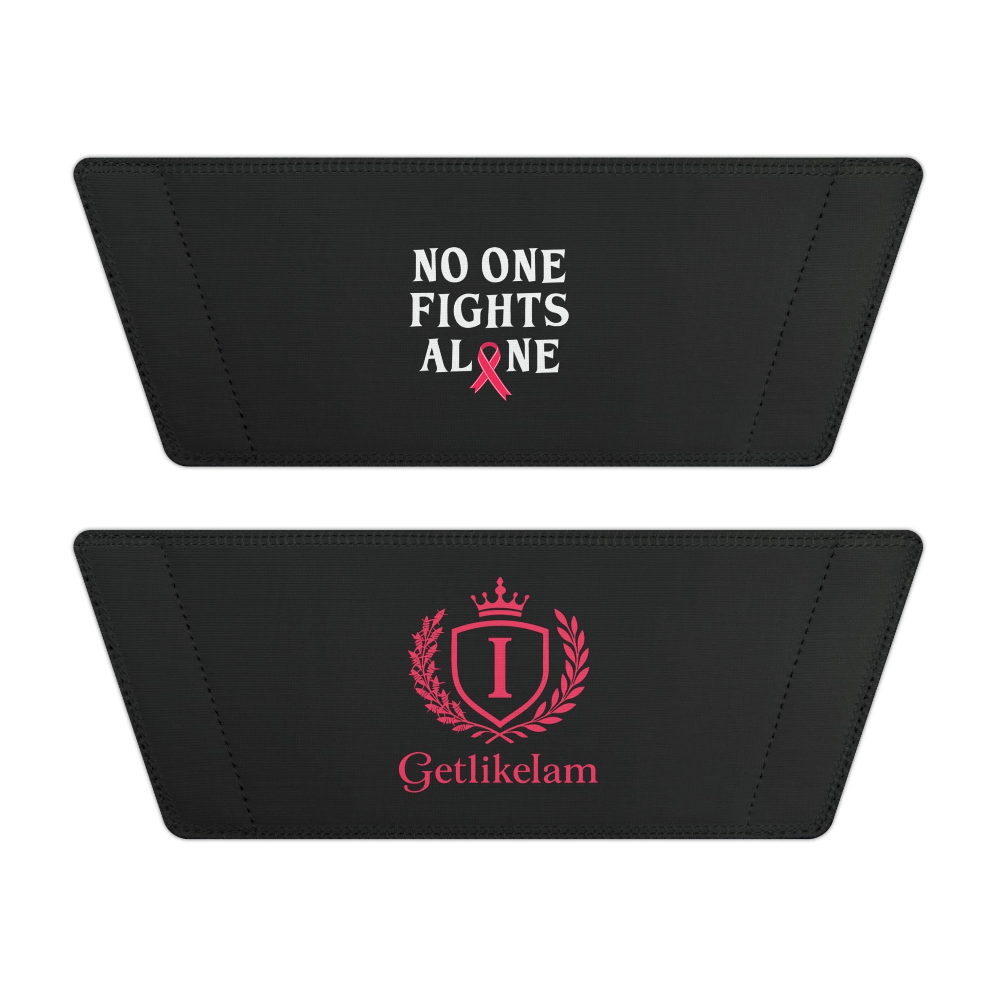 Women's Removable- "NO ONE FIGHTS ALONE" Strap Sandals