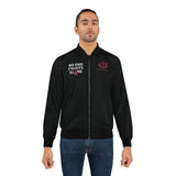 No One Fights Alone Bomber Jacket — Cancer Awareness Men's Jacket