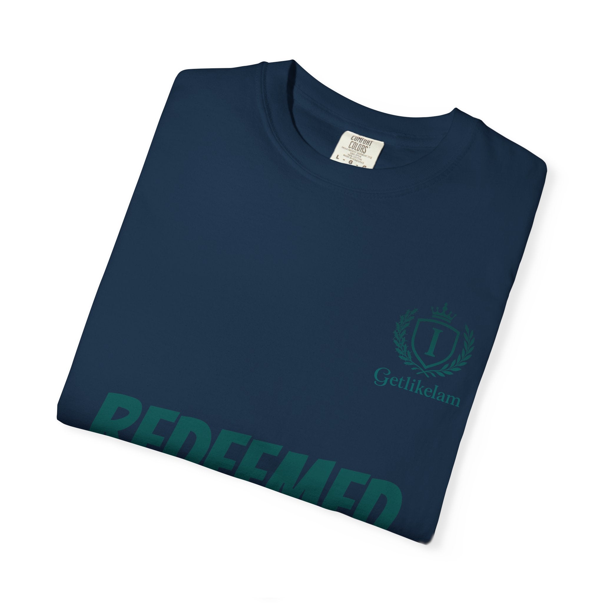 Redeemed Christian T-Shirt — Faith-Based "REDEEMED" Graphic Tee