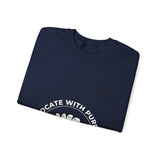 Advocate With Purpose Sweatshirt — Raised Fist Activism Crewneck