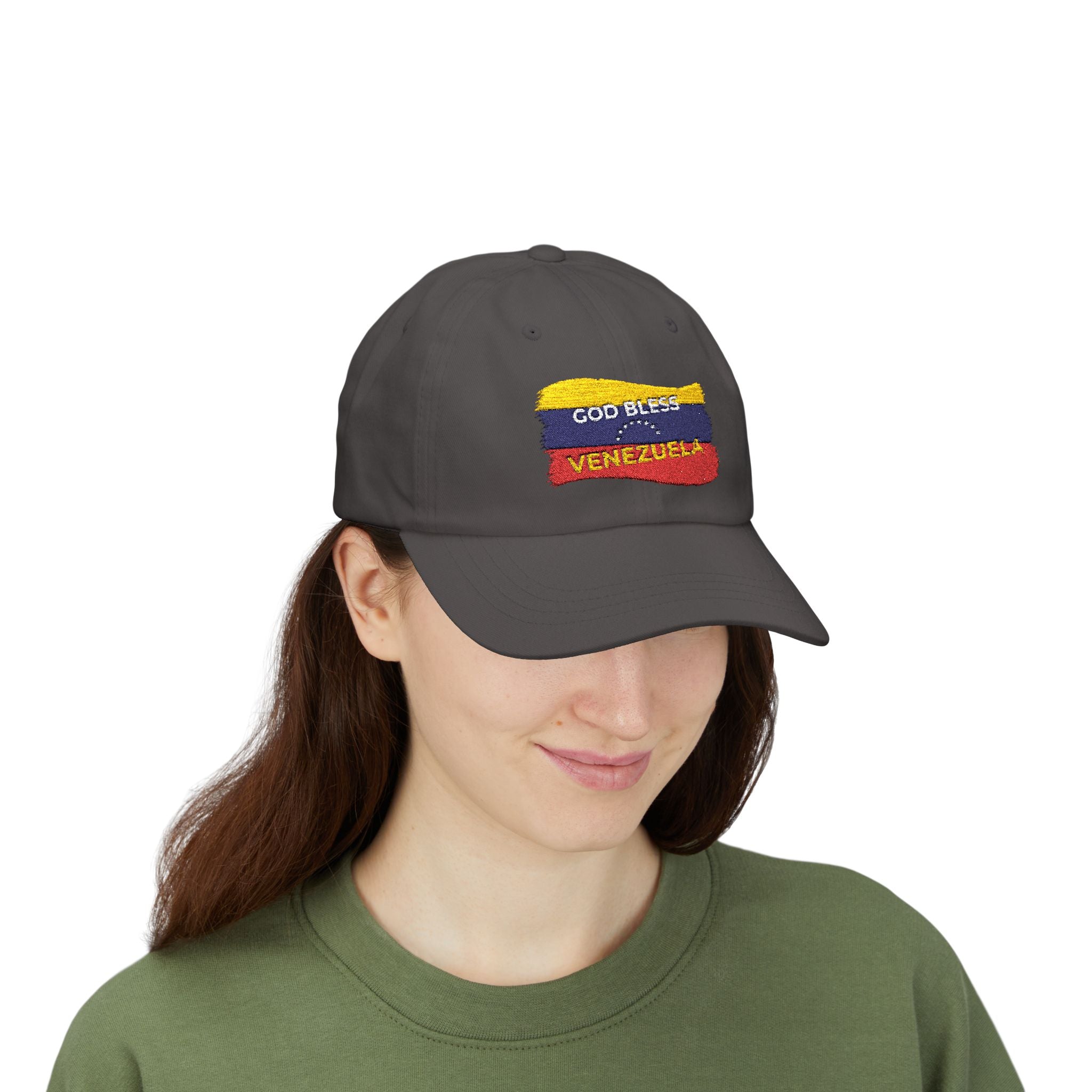 Dad Cap - God Bless Venezuela Embroidered Flag Baseball Hat