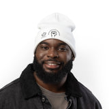 Embroidered "End Of Care With Attitude" Fist Knit Beanie