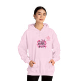 Pretty in Pink Floral Hoodie — Cancer Awareness Comfort Pullover