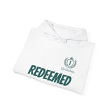 Redeemed Hoodie — Christian Faith Pullover with 'Redeemed' Script