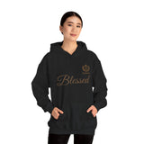 Blessed Script Hoodie — Minimal Faith Christian Sweatshirt