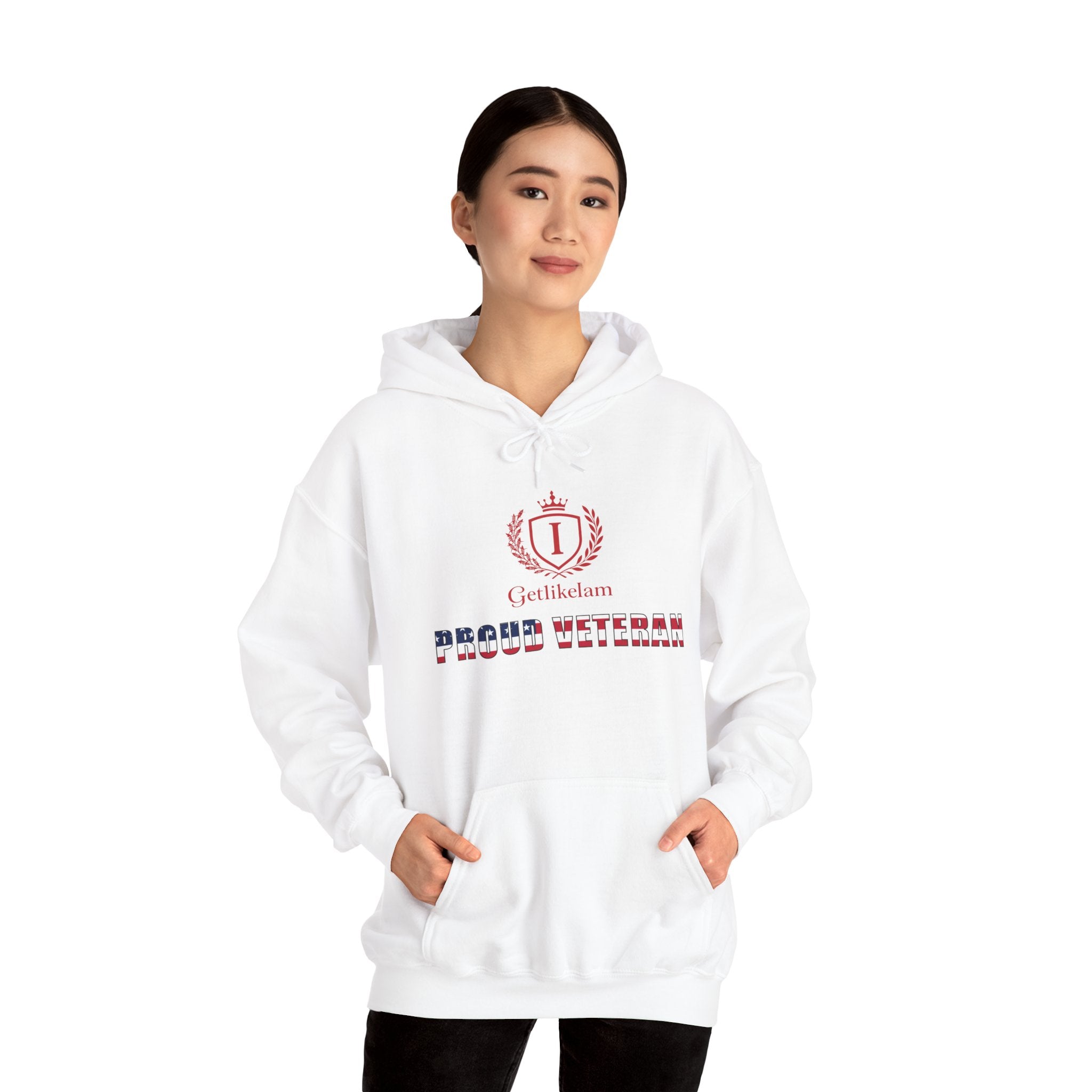 Unisex Hoodie – Patriotic Military Tribute Sweatshirt for Veterans & USA Pride